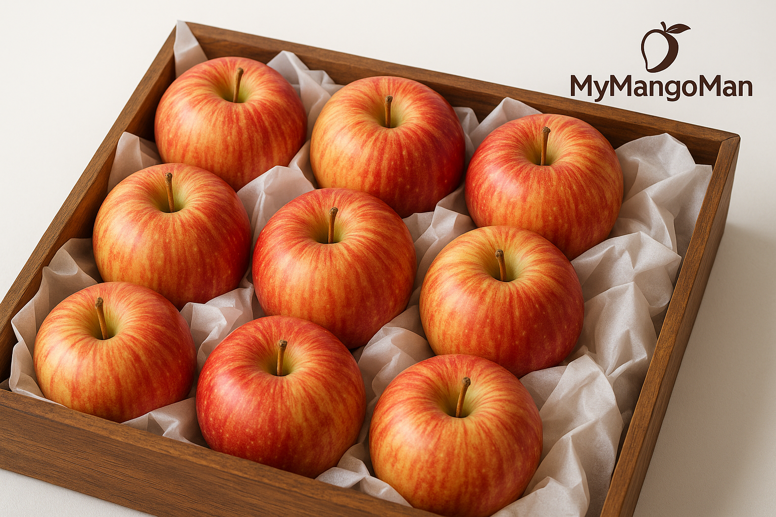 create gala apples packed beautifully from mymangoman